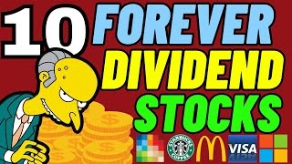 10 BUY And Hold FOREVER Dividend Stocks [upl. by Gherardi]