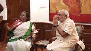 Goswami Indira Beti ji calls on PM [upl. by Winters177]