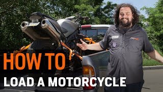 How To Load a Motorcycle Into a Truck at RevZillacom [upl. by Wunder]