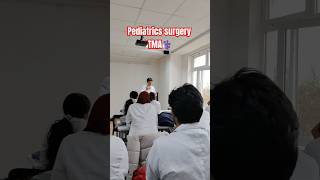 Pediatrics surgery class 😯⚕️  Tashkent medical academy Uzbekistan mbbsabroad uzbekistan neet [upl. by Jablon]