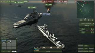 Wargame Red Dragon  Battleships Gameplay [upl. by Ehcsrop542]