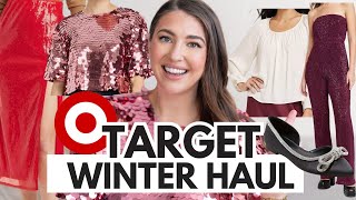 NEW Target Winter Fashion Try On Haul ❄️ [upl. by Nichol734]