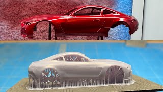 3D printing and building an AMG GT63 Model kit part 1 [upl. by Anailuj]