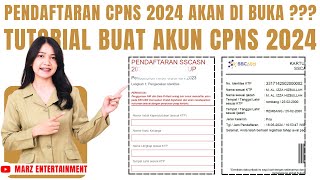 PENDAFTARAN CPNS SUDAH DI BUKA HARI INI  TUTORIAL BUAT AKUN CPNS 2024 LAPTOP  DAFTAR CPNS 2024 [upl. by Erialc]