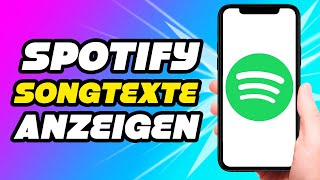 Spotify Songtexte anzeigen Anleitung [upl. by Nnyleimaj]