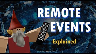 Remote Events Explained  Roblox Studio [upl. by Assylem]