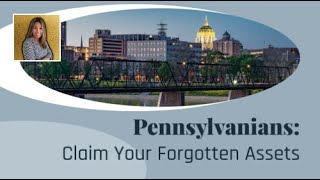 Pennsylvanians Urged to Claim Forgotten Cash and Assets [upl. by Lilli238]