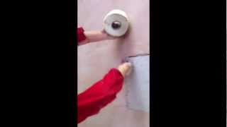 Patching a Plasterboard Ceiling [upl. by Ardnekal]