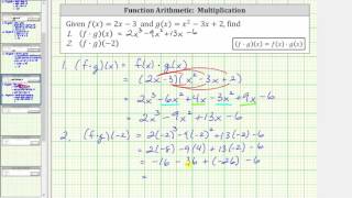 Function Arithmetic Product fgx and fg2 [upl. by Liuqnoj]