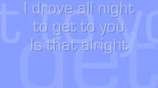 Celine Dion  I Drove All Night Lyrics [upl. by Annovoj]