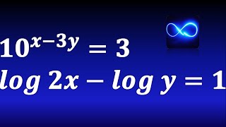 01 Sistema de ecuaciones logaritmicas y exponenciales [upl. by Naedan56]