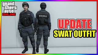 How To Get NOOSE SWAT Outfit In Gta 5 Online 165 XBOX PSN [upl. by Nemzzaj]