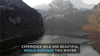 Winter Fjord Cruise Ålesund Geiranger ENG [upl. by Euqinad88]