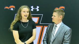 Tusculum Athletics Female Athlete of the Year  Maddie Sutton  Womens Basketball [upl. by Aeslek]