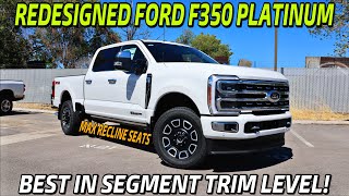 Redesigned Ford F350 Platinum This Ultimate City Boy Truck Is Miles Ahead Of GMC And RAM HDs [upl. by Hairahcez]