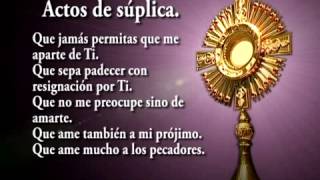 Oraciones y visitas al Santisimo Sacramento del Altar 05 [upl. by Thissa]