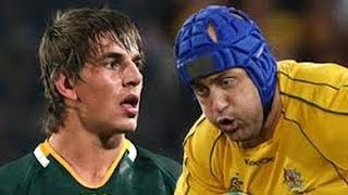 Eben Etzebeth quotheadbuttquot to Nathan Sharpe [upl. by Anirtap196]