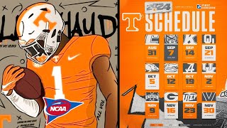 2024 Tennessee Volunteers Football Game Schedule [upl. by Airtemed]