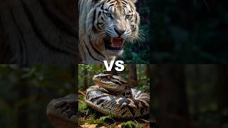 White Tiger Vs Wild Animals Tiger Wolf Elephant [upl. by Lewap]