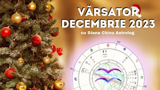 HOROSCOP VĂRSĂTOR DECEMBRIE cu Astrolog Diana Chicu [upl. by Arraeic]