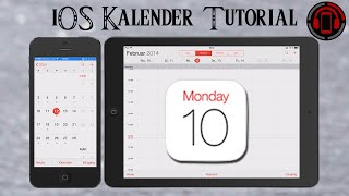 iOS 9 Kalender App Tutorial DeutschGerman [upl. by Snebur]