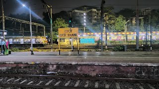 11057 MUMBAI CSMT AMRITSAR EXPRESS🔥🔥 SILENTLY ARRIVING AT THANE STATION CENTRAL RAILWAYS [upl. by Aiuqes791]