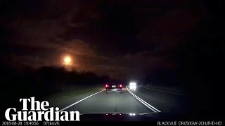 Meteor fireball lights up night sky in Perth Australia [upl. by Osyth]