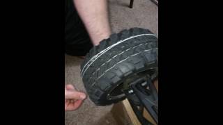 using fishing line to hold Xmaxx tires on [upl. by Aehsel749]