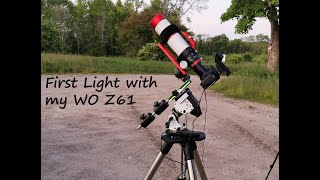 First Light with my New William Optics Zenithstar 61 and the Dec bracket and counter weight kit [upl. by Candra]