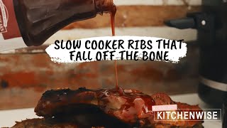 The Easiest Slow Cooker Ribs Recipe You Will Ever Make [upl. by Doll516]