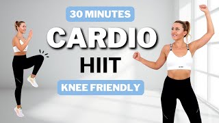 🔥30Minute HIIT Cardio Workout with Warm Up  Cool Down🔥No Jumping at Home🔥 [upl. by Keegan]