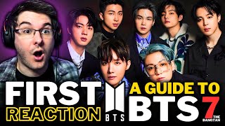 NON KPOP FAN REACTS TO A Guide to BTS Members The Bangtan 7 For The FIRST TIME  BTS REACTION [upl. by Irpac951]