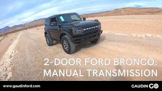 2Door Ford Bronco  Manual Transmission [upl. by Iggep]