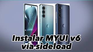 Instalar cualquier rom MYUI global en Motorola G200 xpeng vía ADB Sideload y twrp Android 13 y 14 [upl. by Oneida]