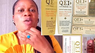 Qei lightening and whitening cream review what you need to know before using qei lotion [upl. by Annairt308]