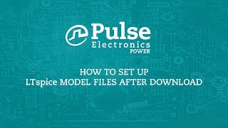 Pulse Electronics Power BU LTspice Model Library [upl. by Yramliw779]