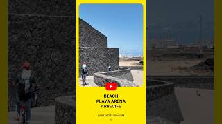 🏖️ LANZAROTE Arrecife  beach Playa Arena lanzarote walkingtour beachalk canaryislands spain [upl. by Accem978]