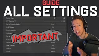 GUIDE FULL PUBG SETTINGS GUIDE  GraphicsKeybindsGameplay settings  Learn the important ones [upl. by Kalam35]