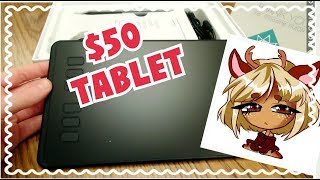 ☆ GREAT BEGINNER DRAWING TABLET  SPEEDPAINT Huion H640P ☆ [upl. by Daniel]