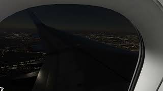 MSFS Wingview Fenix A320 SharkLet CFM Land London Heathrow UK EGLL 27L 44 [upl. by Lynde313]