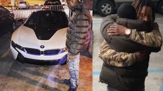 Fetty Wap Buys His RemyBoyz Brother Monty a BMW i8 for Christmas Worth 140000 [upl. by Eirak]