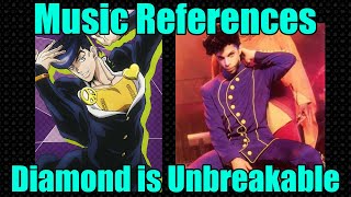 Every Music Reference in JoJo Diamond is Unbreakable [upl. by Skees]