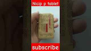 Nicip p uses in hindi  nimesulidetablet shortsfeed ytshorts painkiller [upl. by Conal701]