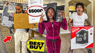 We SPENT A Easy 5000 In Best BuyLIFE OF A RICH YOUTUBER [upl. by Araid]