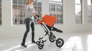 demo bugaboo cameleon³  rough terrain position amp lock swivel wheel [upl. by Etnor]