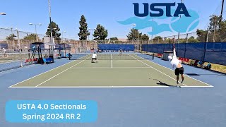 USTA 40 Sectionals Spring 2024 RR 2 08032024 [upl. by Shaughn]