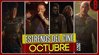 ESTRENOS del CINE OCTUBRE 2022  Películas que se Estrenan en Octubre 2022 [upl. by Parsons]