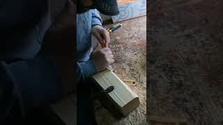 Chiseling  Cutting wood 🪓  ASMR Woodcarving ⚒️ [upl. by Timoteo]