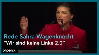 Rede von Sahra Wagenknecht auf dem ersten Bundesparteitags des BSW 270124 [upl. by Farver]