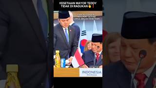 Hubungan Tidak Biasa Presiden Prabowo Mayor Teddy👍🇮🇩 presidenprabowo mayorteddy [upl. by Admana]